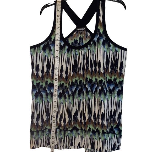 Express Geometric Watercolor Tank Top (NWOT) Size: Medium - Picture 5 of 10